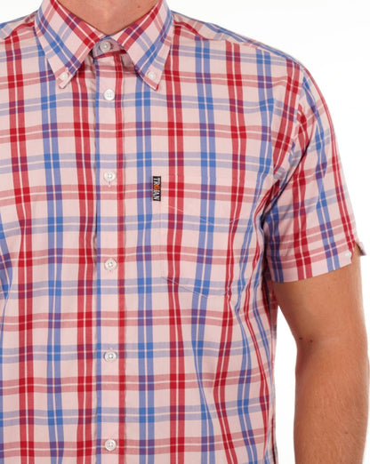 Trojan Check S/s Shirt Rosa
