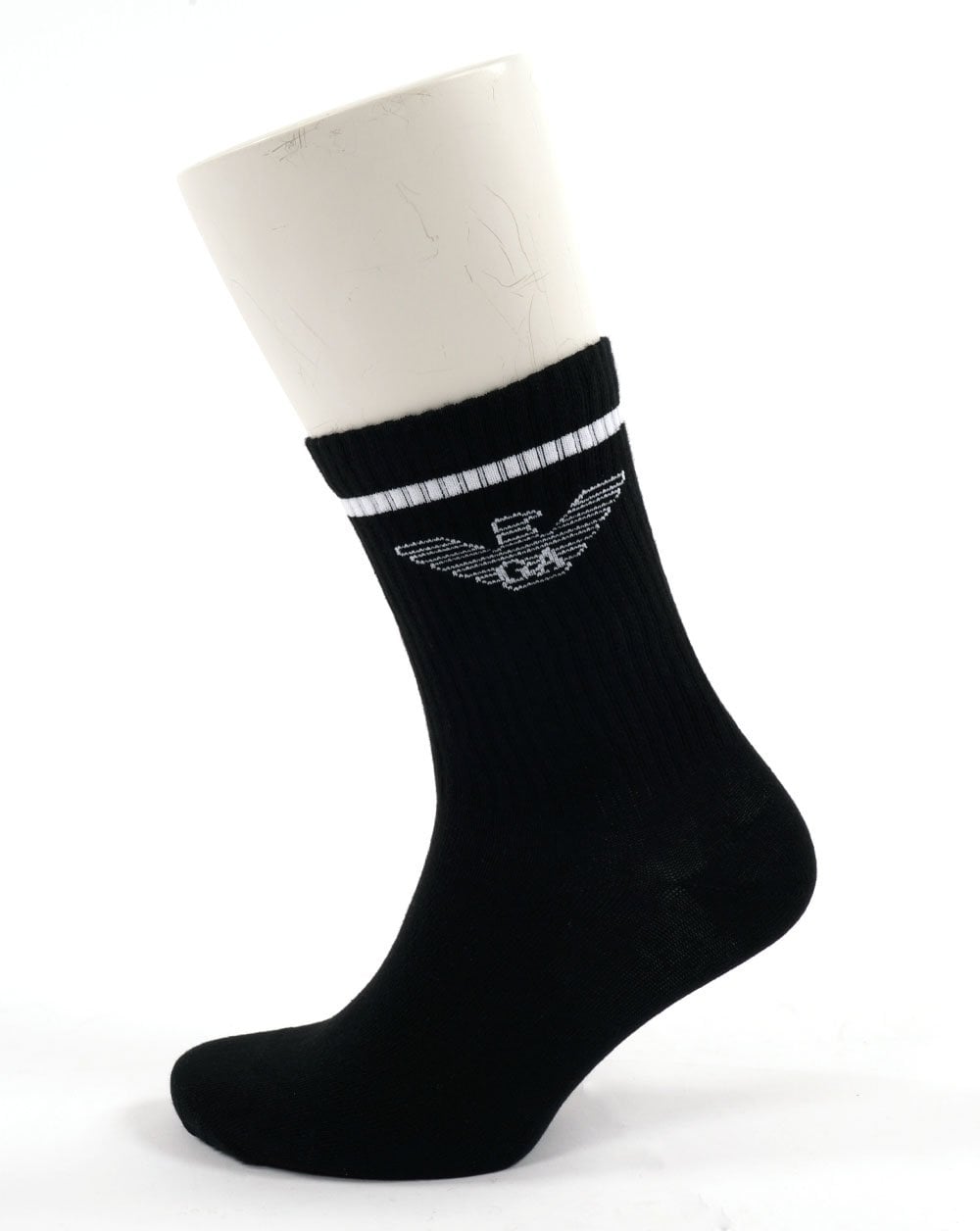 Emporio Armani 3er-Pack Socken Schwarz/Weiß
