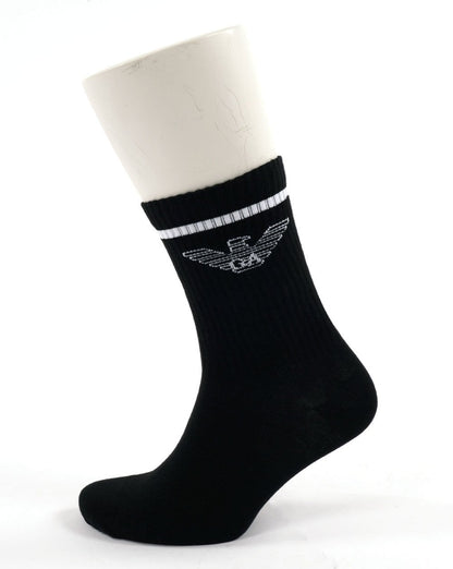 Emporio Armani 3er-Pack Socken Schwarz/Weiß