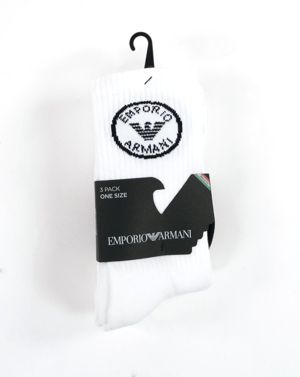 Emporio Armani 3er-Pack Socken Weiß/Schwarz