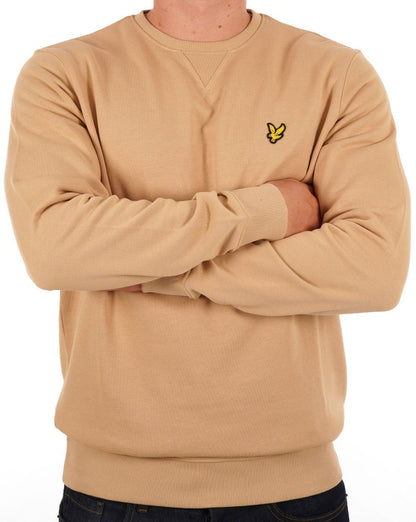 Lyle &amp; Scott – Sweatshirt mit Rundhalsausschnitt, Keks