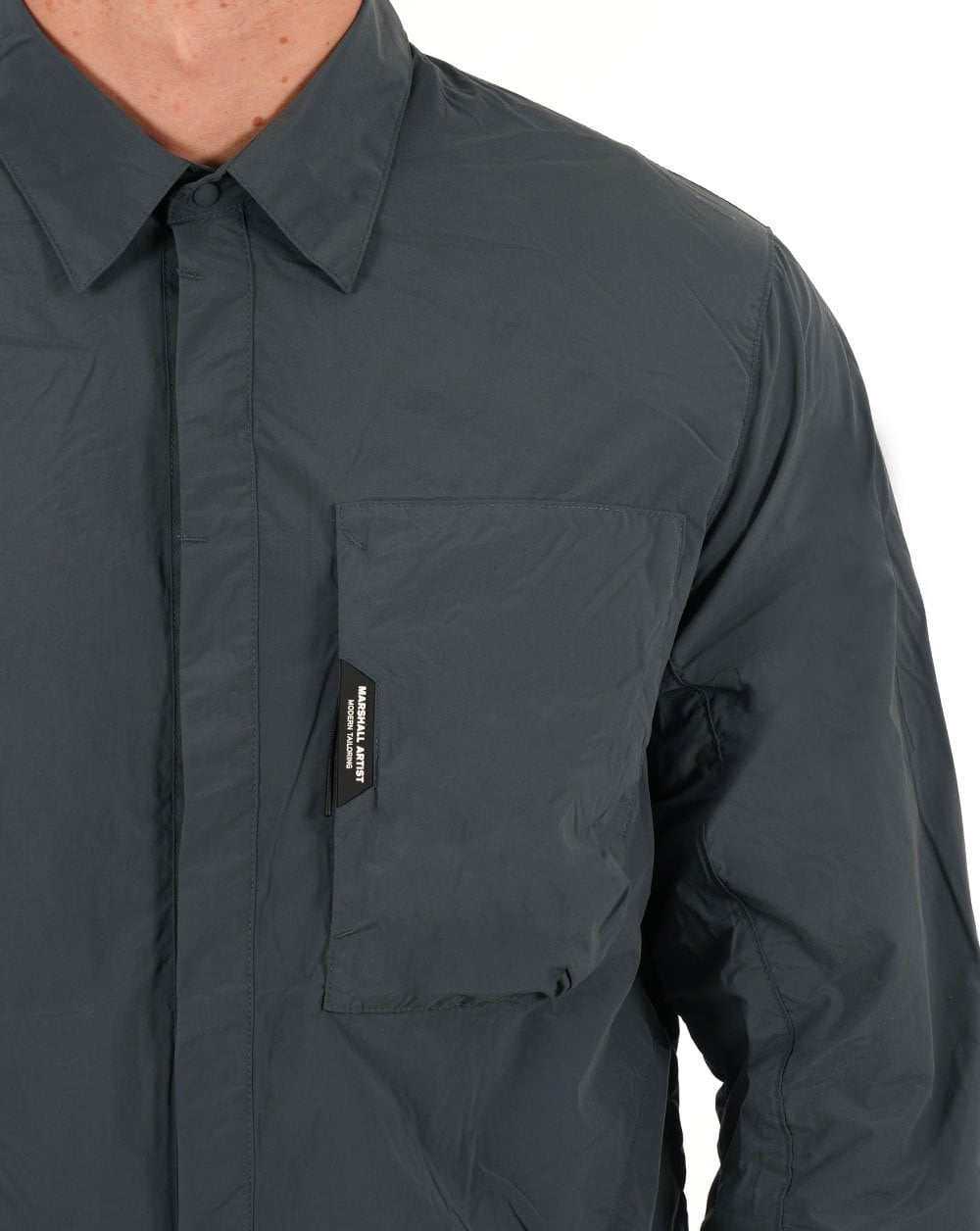 Marshall Artist Lucido Overshirt Schiefer