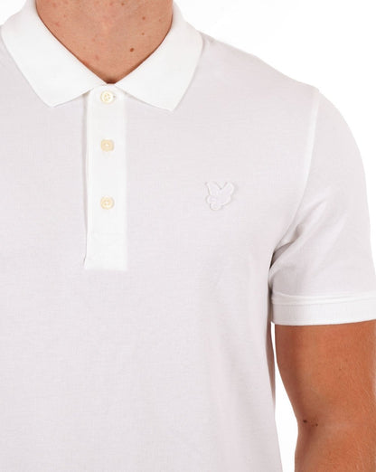 Lyle &amp; Scott Tonal Poloshirt Weiß