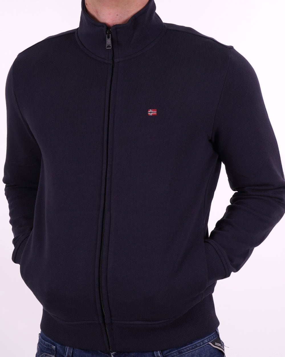 Napapijri Balis Full Zip Sweat Navy Blue