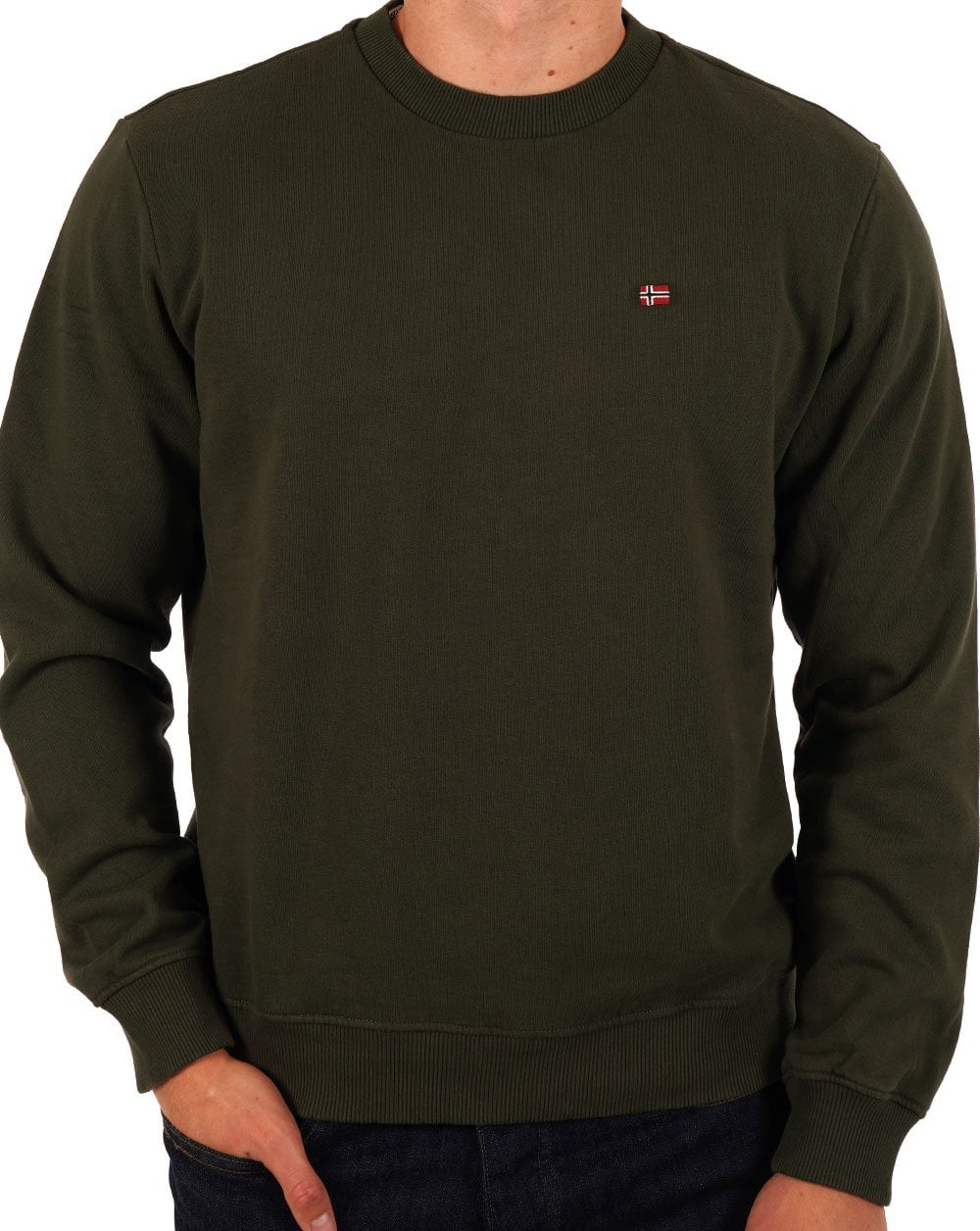 Napapijri Balis Crew Sweatshirt Grüne Tiefen