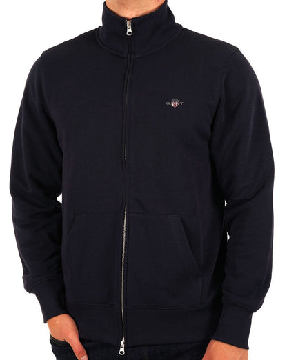 Gant Shield Full Zip Sweatshirt Marineblau