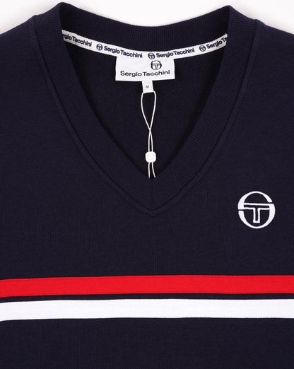 Sergio Tacchini Supermac Tanktop-Sweatshirt, Marineblau