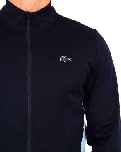 Lacoste Trainingsjacke Marineblau Himmelblau