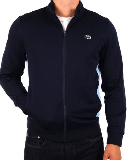 Lacoste Trainingsjacke Marineblau Himmelblau