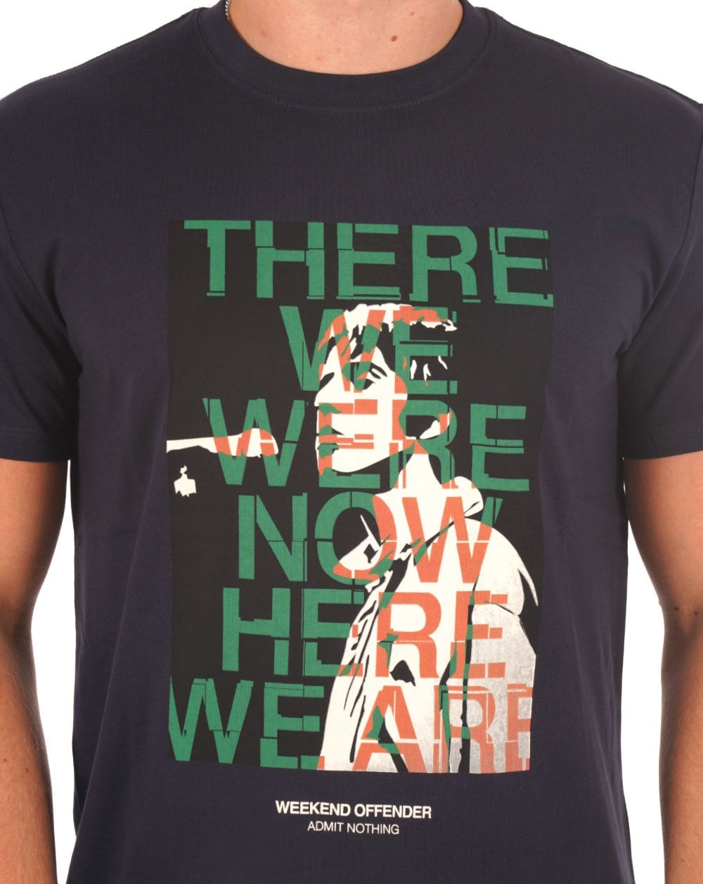 Weekend Offender Columbia T-Shirt Marineblau