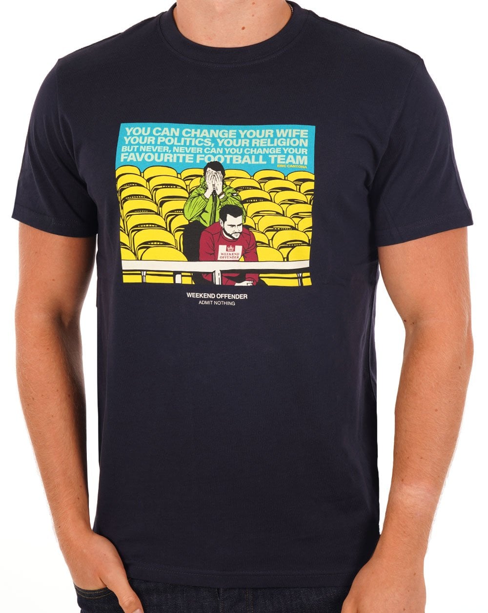 Weekend Offender Eric T-Shirt Marineblau