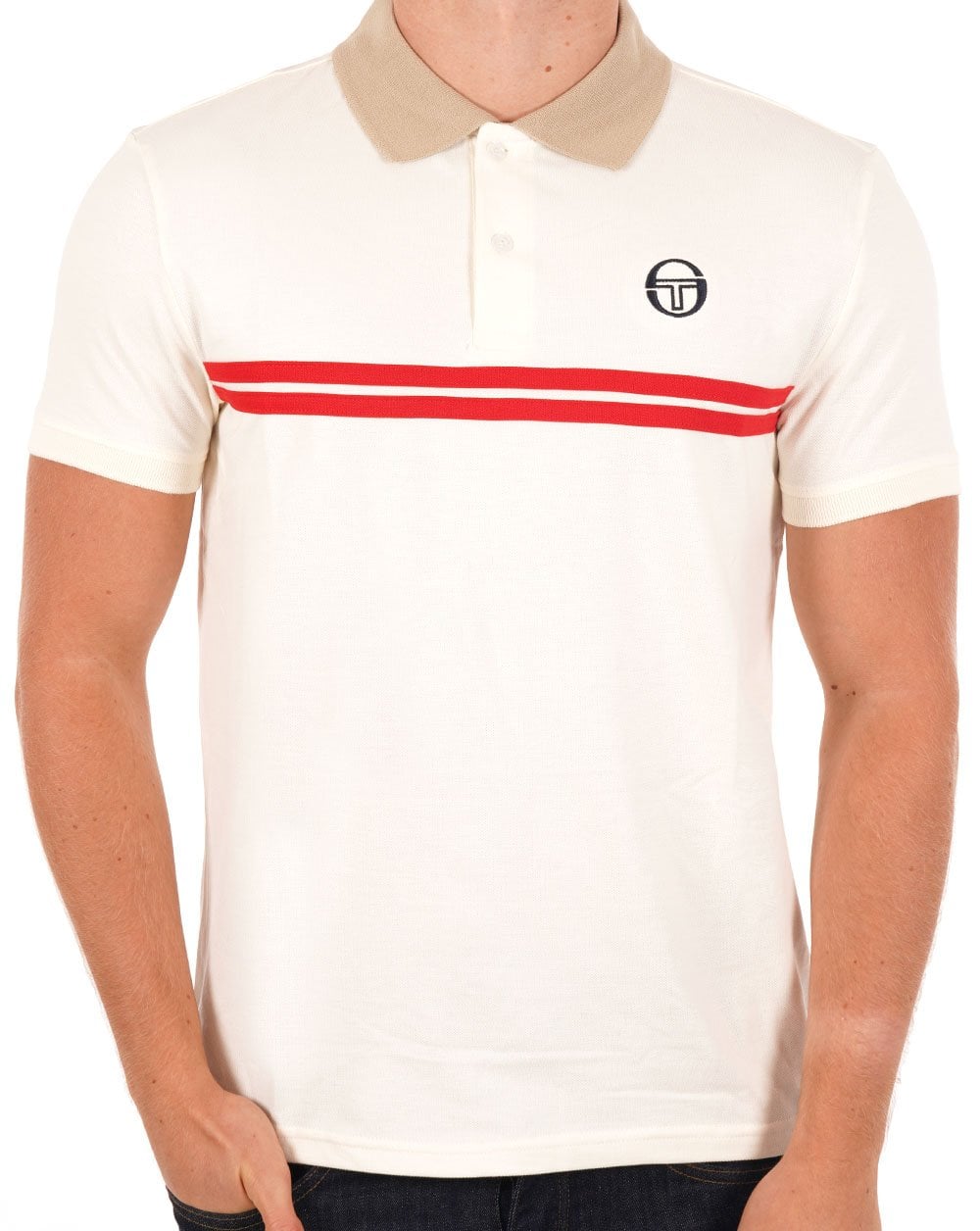 Sergio Tacchini Supermac Poloshirt Gardenia