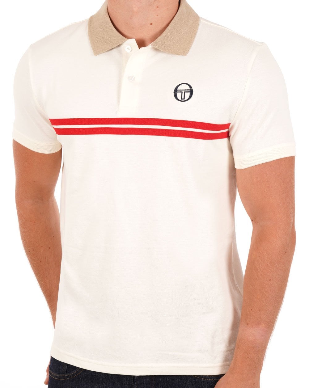 Sergio Tacchini Supermac Polo Shirt Gardenia
