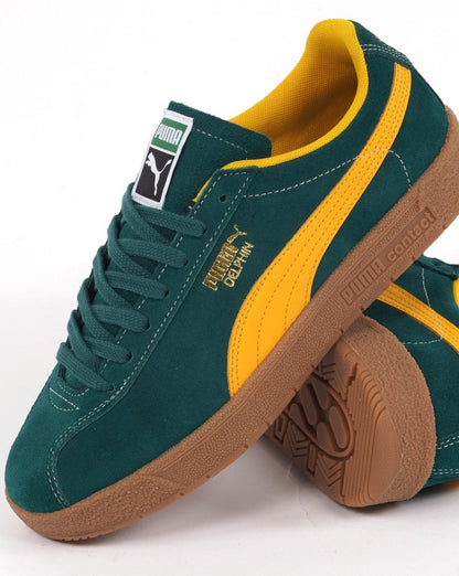 Puma Delphin Trainer Dunkelgrün/Gelb