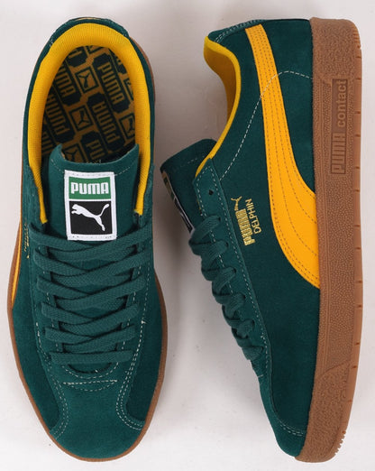 Puma Delphin Trainer Dunkelgrün/Gelb