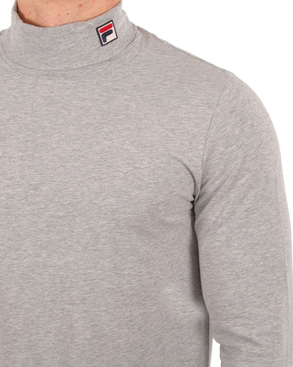 Fila Vintage 80scc Rollkragenpullover Grau meliert
