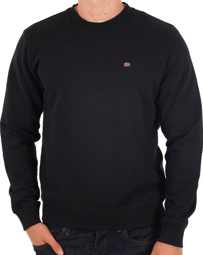 Napapijri Balis Sweatshirt mit Rundhalsausschnitt Schwarz
