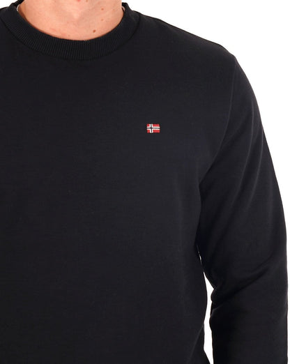 Napapijri Balis Sweatshirt mit Rundhalsausschnitt Schwarz