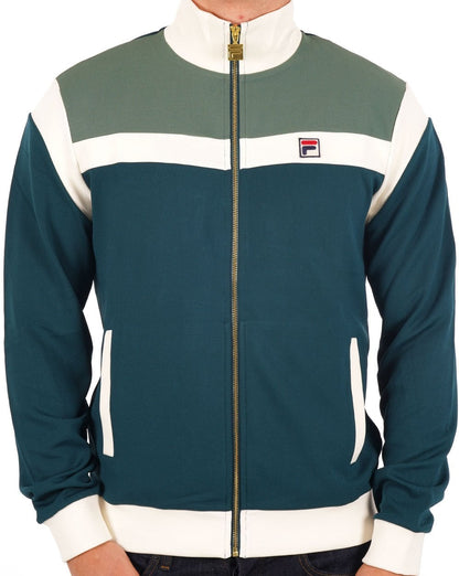 Fila Vintage Cruz Trainingsjacke Grün Gardenia