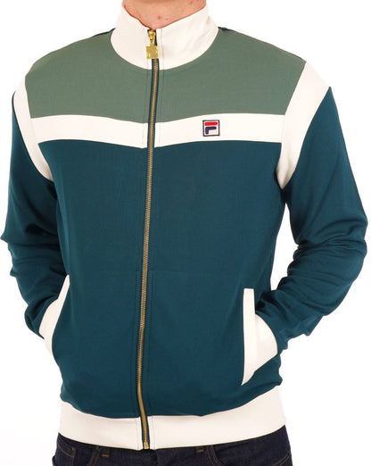 Fila Vintage Cruz Trainingsjacke Grün Gardenia