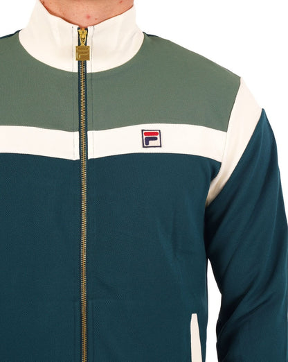 Fila Vintage Cruz Trainingsjacke Grün Gardenia
