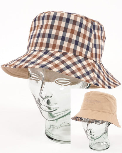 Aquascutum Wendbarer Fischerhut Sand