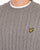 Lyle And Scott Cable Jumper Mid Grey Marl