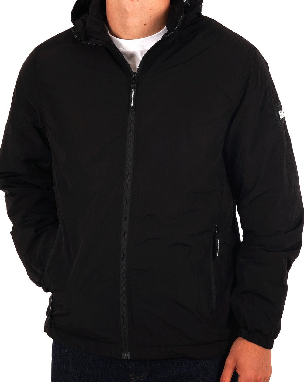 Weekend Offender Technician Wattierte Jacke Schwarz