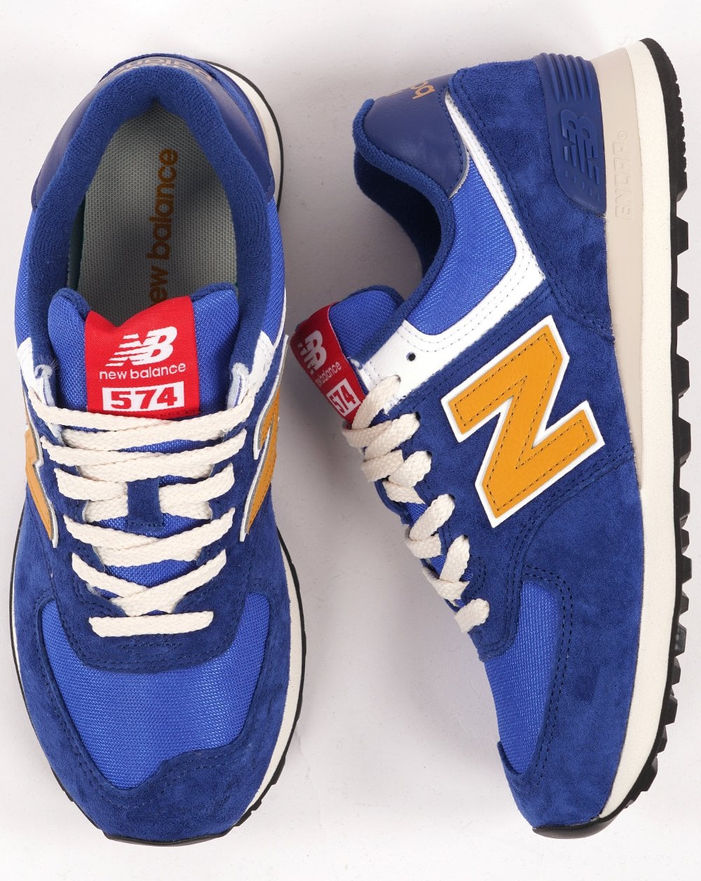 New Balance 574 Trainer Royal Blue/Yellow