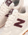 New Balance 574 Trainer Bone White/Burgundy