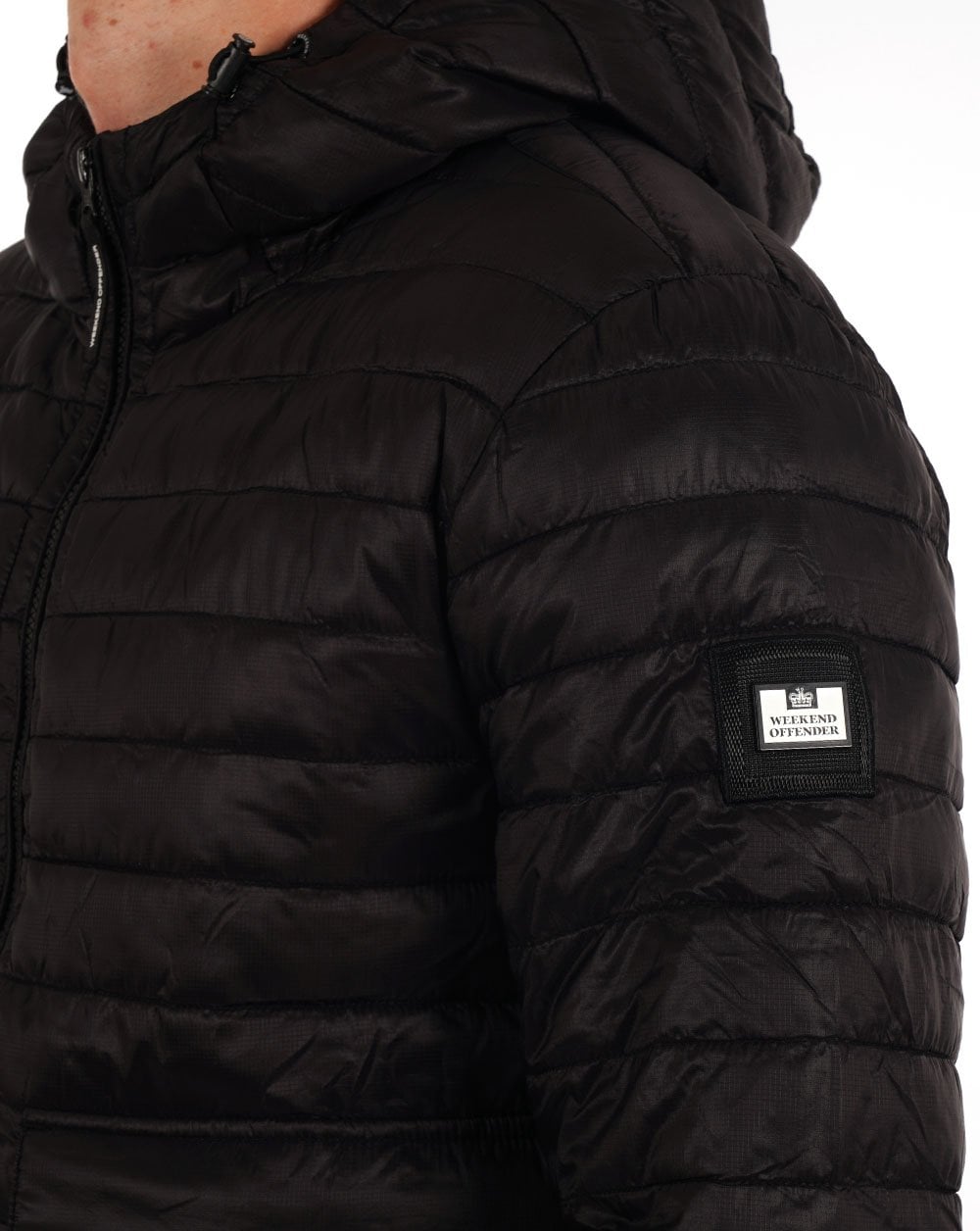 Weekend Offender Browne Steppjacke Schwarz