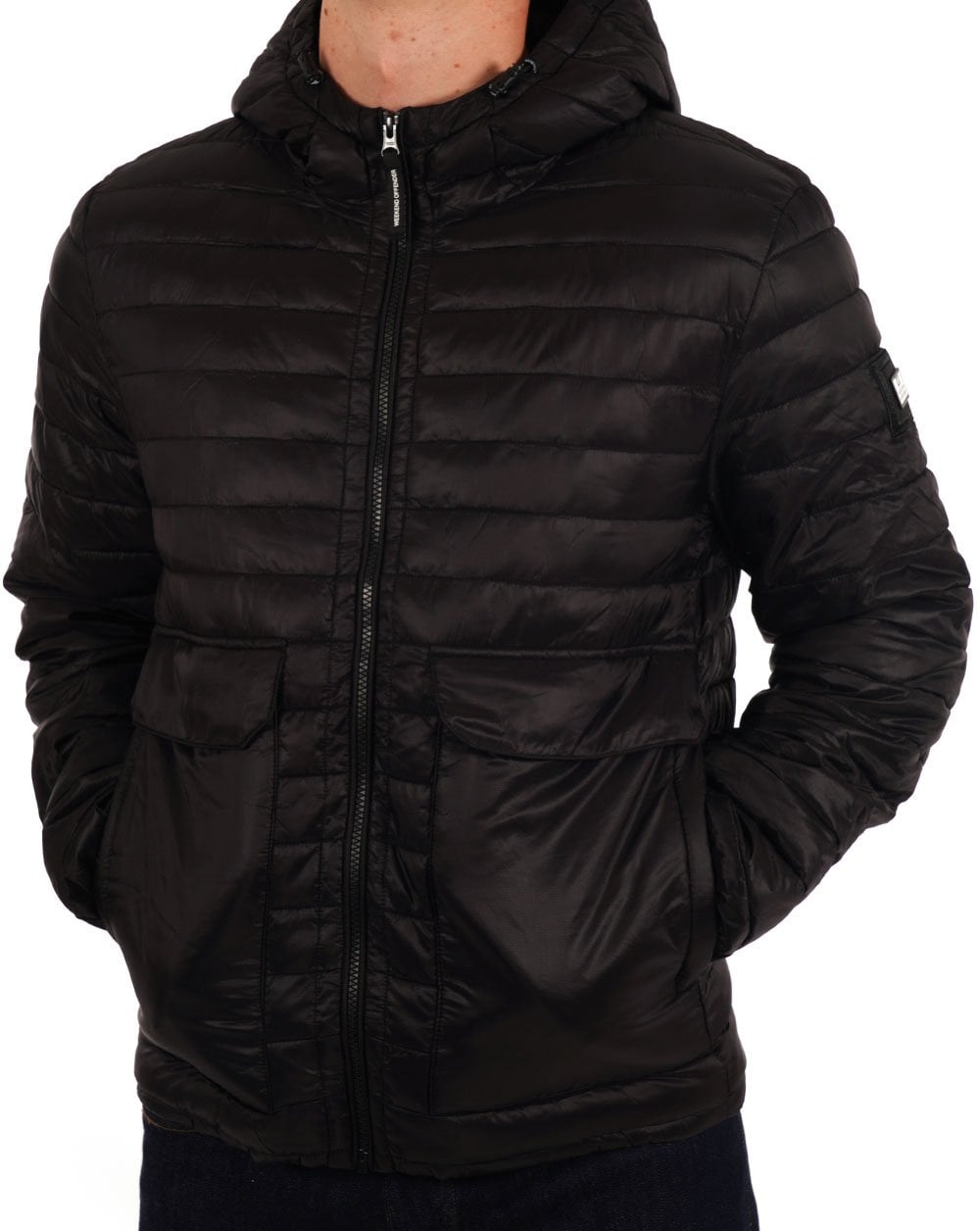 Weekend Offender Browne Steppjacke Schwarz