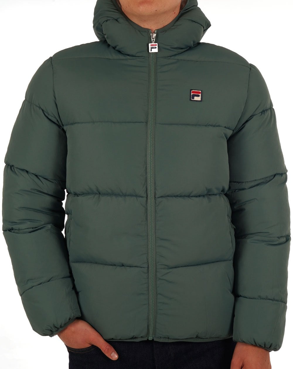 Fila Vintage Harry Pufferjacke Dark Forest