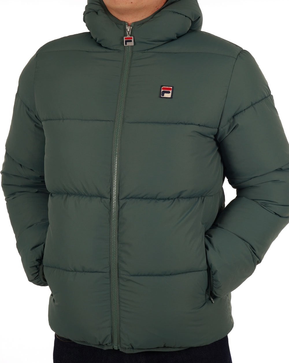 Fila Vintage Harry Pufferjacke Dark Forest
