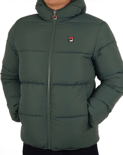 Fila Vintage Harry Pufferjacke Dark Forest