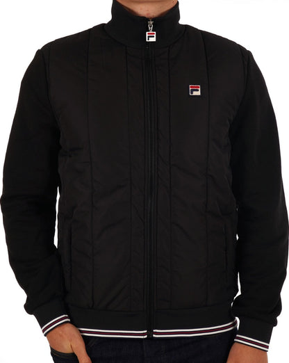 Fila Vintage Calum Pufferjacke Schwarz