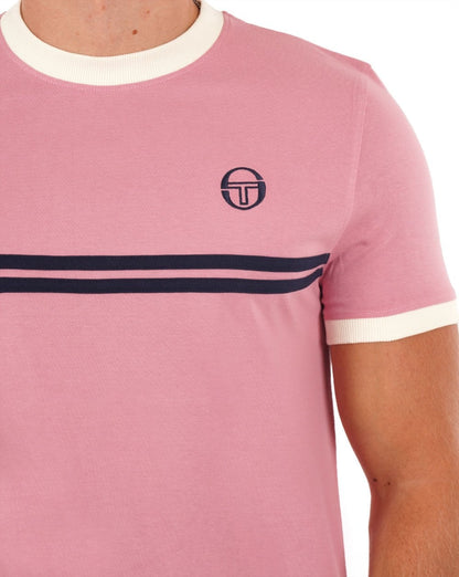 Sergio Tacchini Supermac T-Shirt Rosa/Gardenie