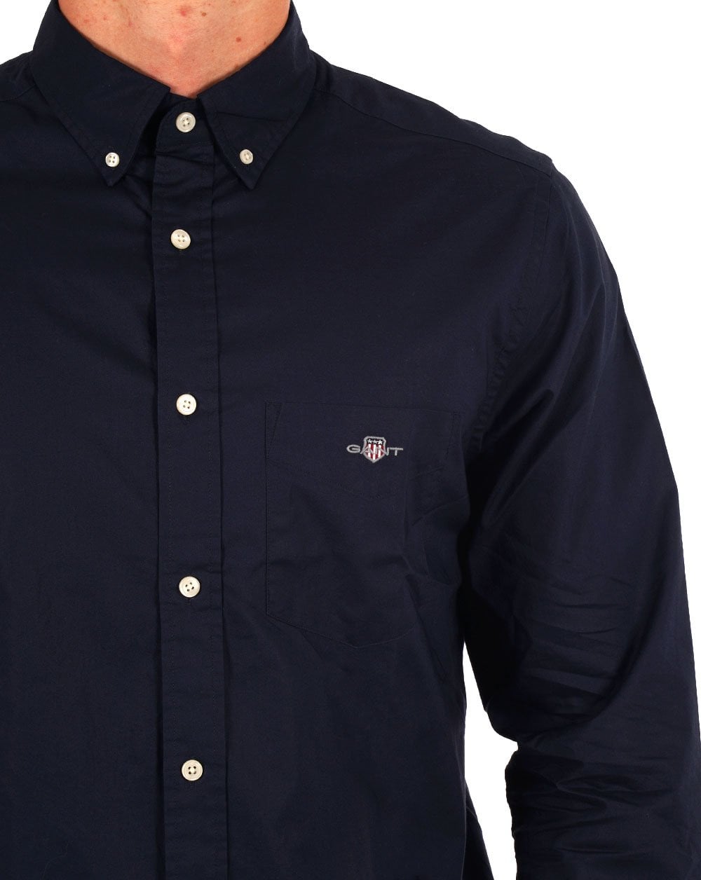 Gant Poplin Shirt Navy