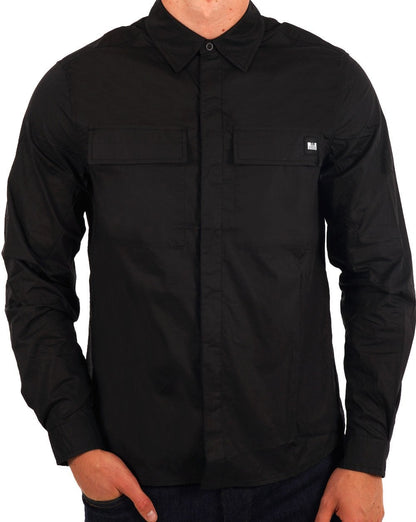 Weekend Offender Janeret Hemd Schwarz