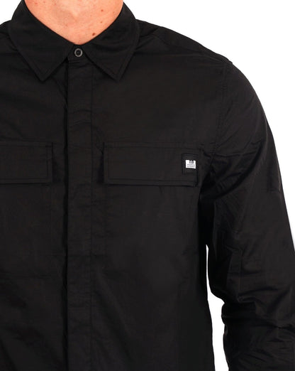 Weekend Offender Janeret Hemd Schwarz