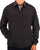 Weekend Offender Shimmer Nylon Overshirt Charcoal Grey