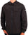 Weekend Offender Shimmer Nylon Overshirt Charcoal Grey