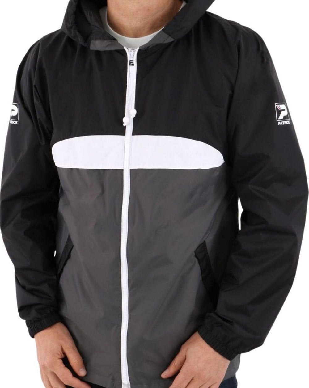 Patrick Classic Cagoule Schwarz/Grau