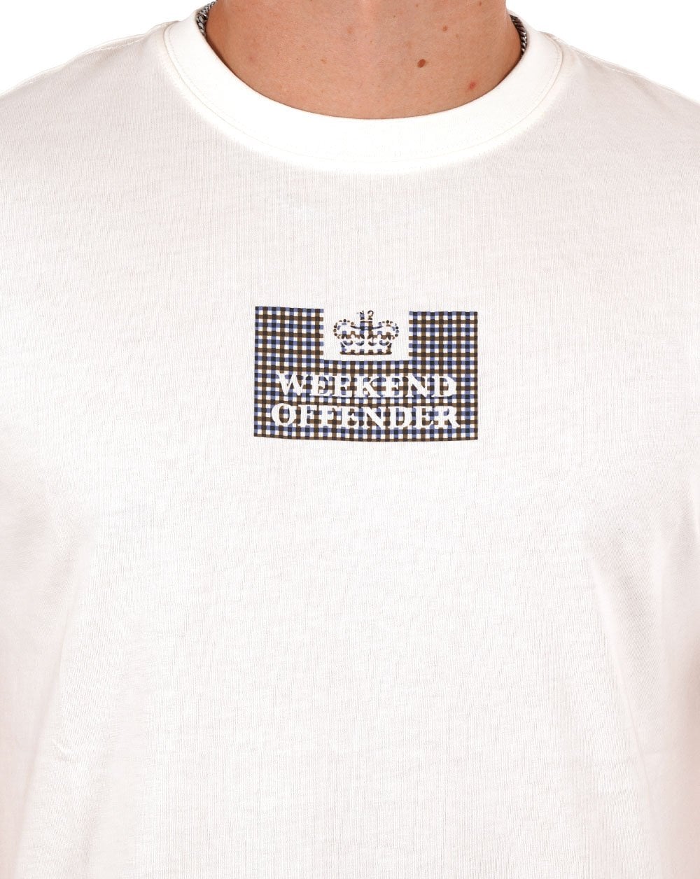 Weekend Offender Dygas T-Shirt Winterweiß