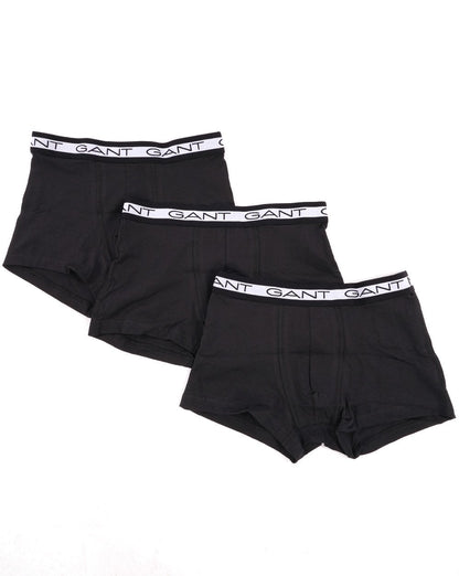 Gant Basic Trunks 3er-Pack Schwarz