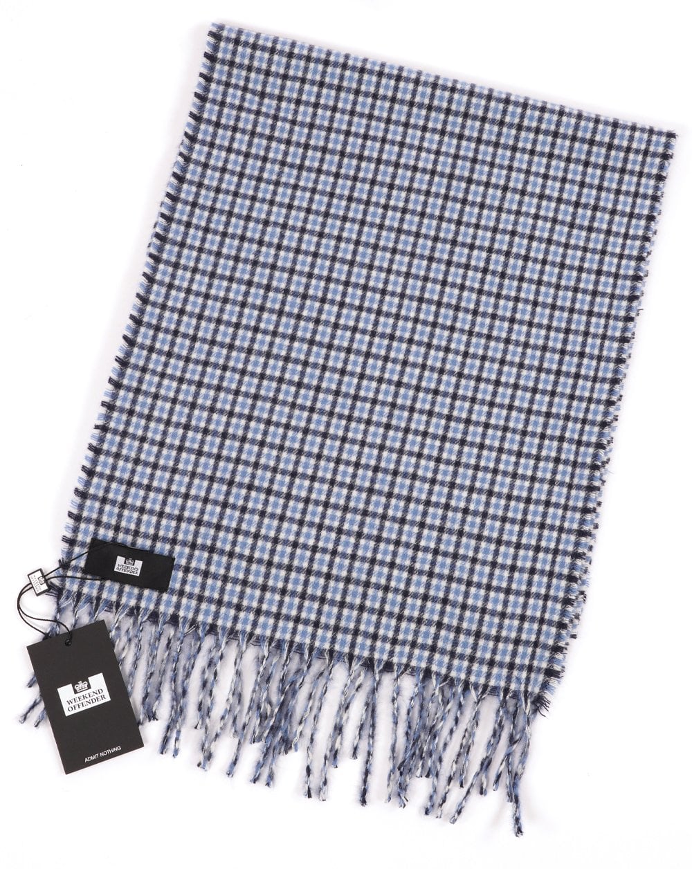 Weekend Offender Nurman Gomedov Schal Blau House Check