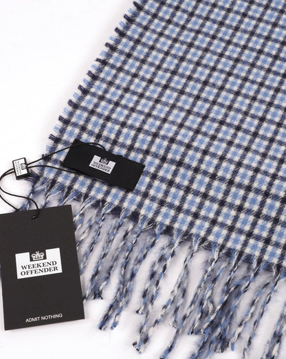 Weekend Offender Nurman Gomedov Schal Blau House Check