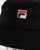 Fila Vintage Elevens Mohair Bucket Hat Black