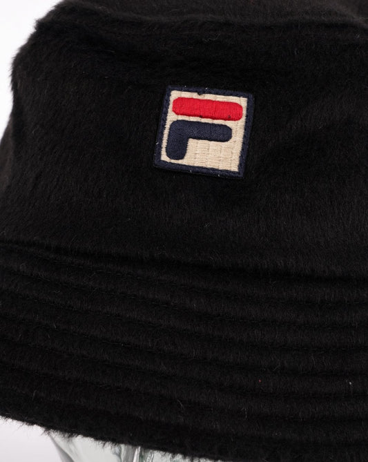 Fila Vintage Fila Vintage Elevens Mohair-Bucket-Hut Schwarz