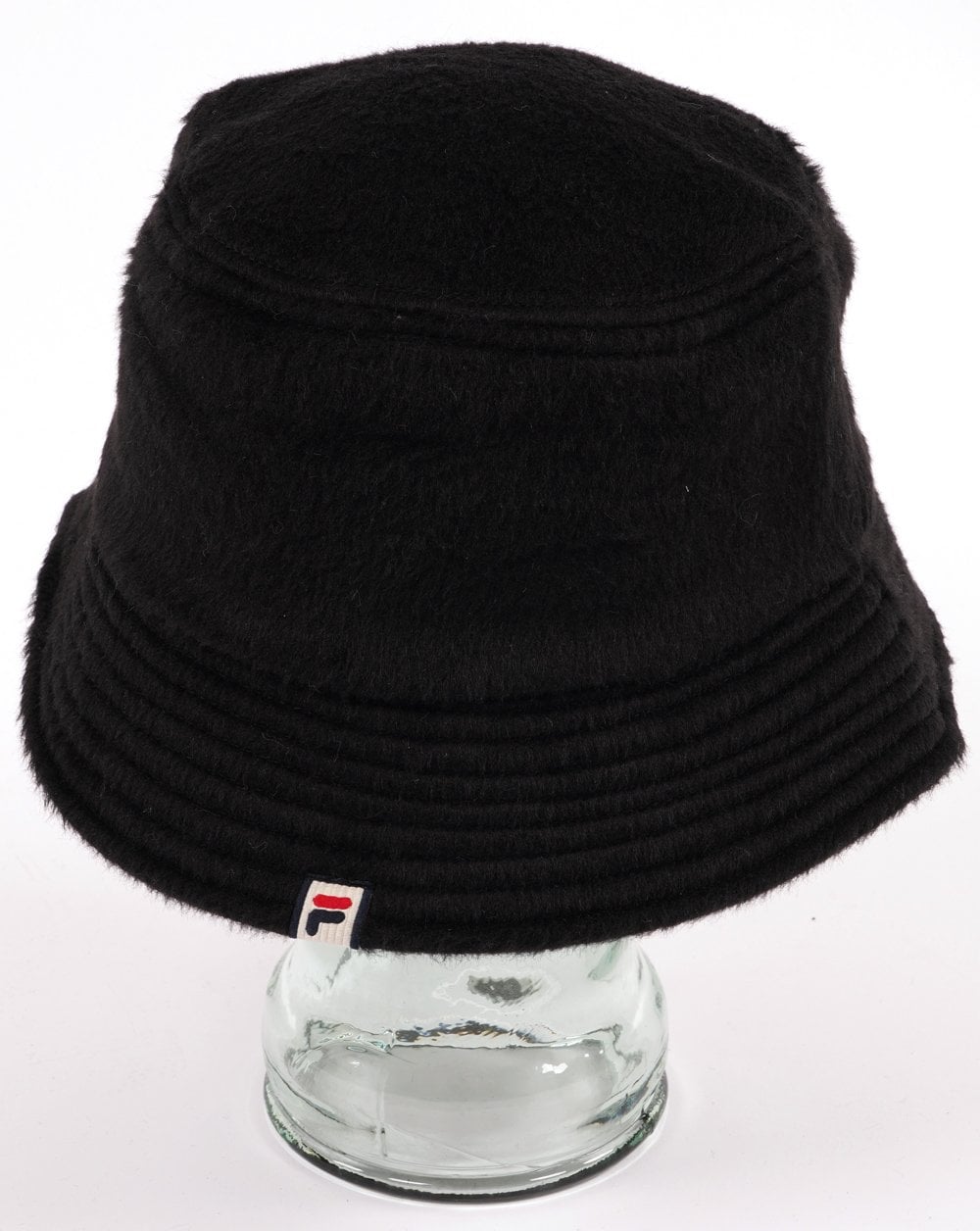 Fila Vintage Elevens Mohair-Bucket-Hut Schwarz